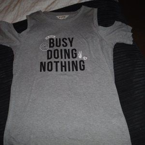 ✅3/40$ Cold shoulder t-shirt